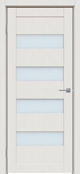 Межкомнатная дверь L3 Сатин белый